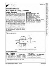 DataSheet DAC0800 pdf
